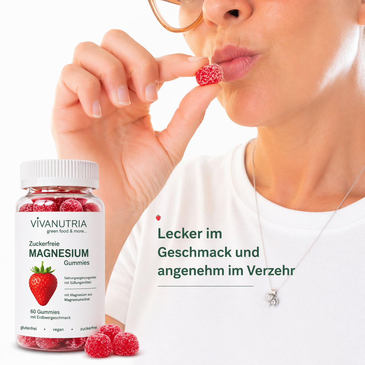Magnesium Gummies Erdbeere
